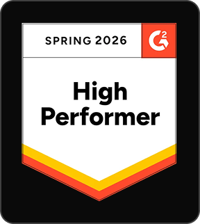 G2 badge of High Performer