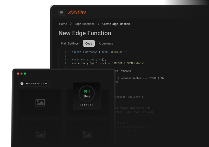 Azion Edge Functions solution provides resources related to the use case of edge-native applications.