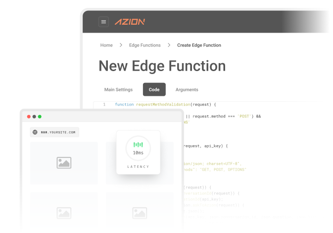 Azion Edge Functions solution provides resources related to the use case of edge-native applications.